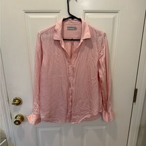 Everlane Soft Pink Blouse - Washable Silk